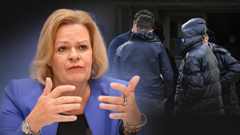 Nancy Faeser, seit 2021 Innenministerin, hinterlässt einen Bericht des Asylversagens