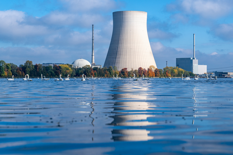 Das Kernkraftwerk Isar 2 wurde im April abgeschaltet.