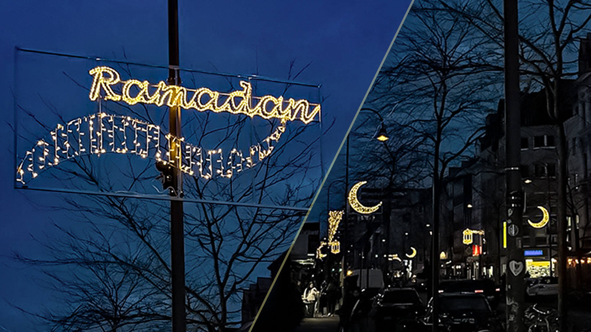 Auch über Köln leuchten nun Halbmonde. (Foto: IslamiQ)