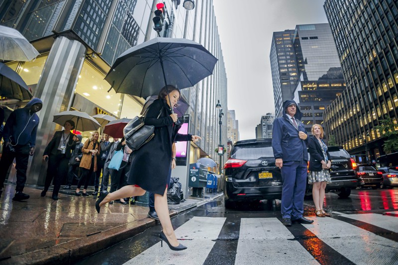 Annalena Baerbock im September 2023 in New York City. Inszeniert wurde das Foto Thomas Trutschel von der Agentur Photothek.