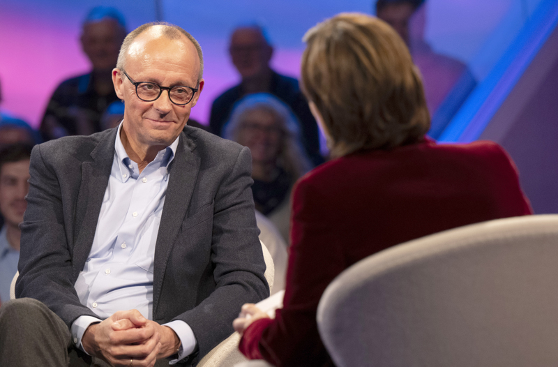 Der Zuspruch von Friedrich Merz für Robert Habeck kam unerwartet.