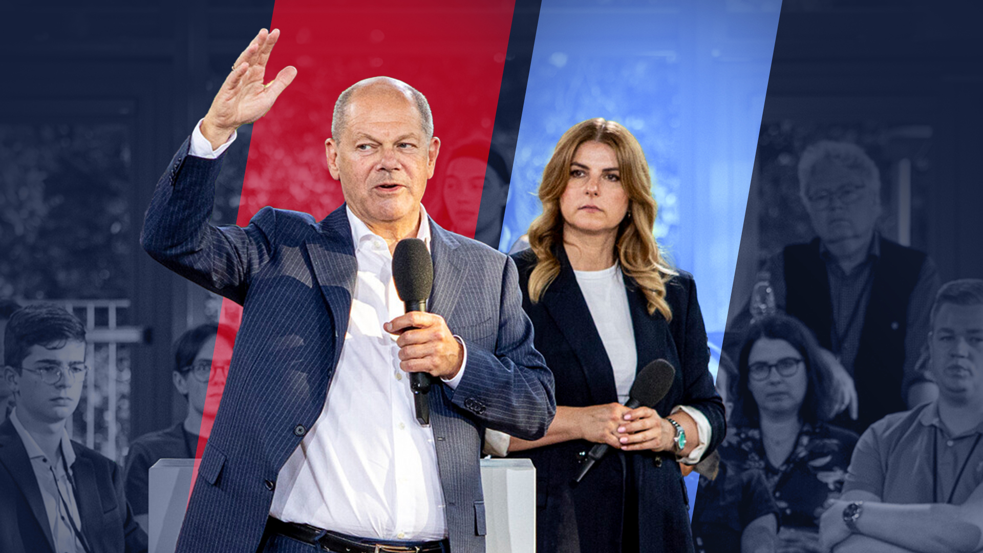Bundeskanzler Olaf Scholz beauftragte mit Steuergeldern eine Mitarbeiterin des Saarländischen Rundfunks.