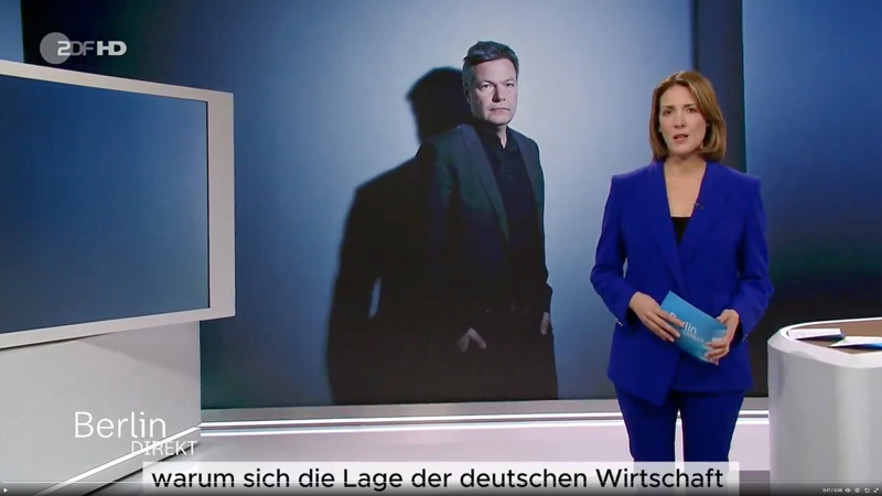Moderatorin Andrea Maurer wagte es, den grünen Bundeswirtschaftsminister Robert Habeck zu kritisieren.
