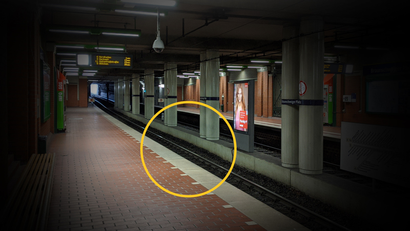 An diesem U-Bahnhof schlugen Jugendliche vor etwa zehn Tagen eine 56-jährige Frau zusammen.