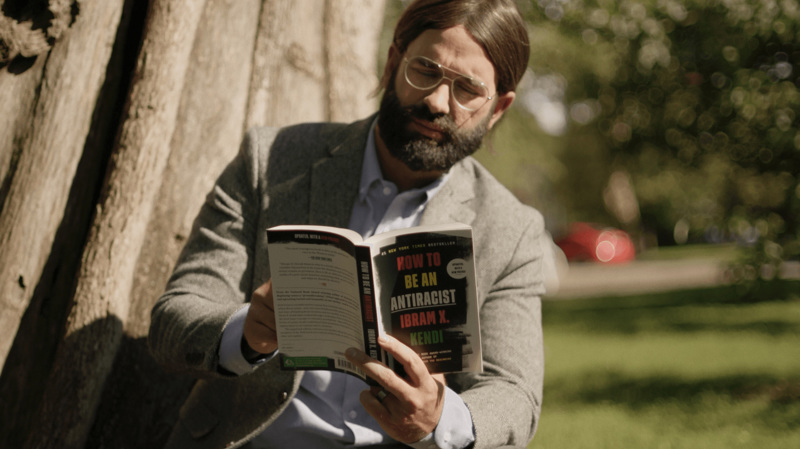 … und danach, als woker Hipster mit Männerzöpfchen
