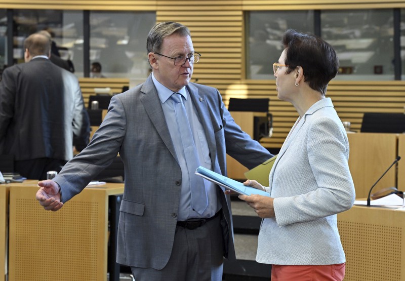 Ministerpräsident Bodo Ramelow ist mit seiner Regierung auf Kompromisse mit der Opposition angewiesen.