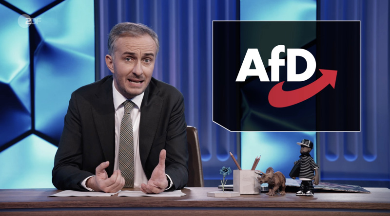 „ZDF Magazin Royale“: Screenshot aus der Sendung am Freitag