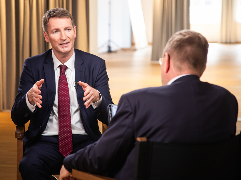 Patrick Sensburg im Gespräch mit NIUS-Politikchef Ralf Schuler