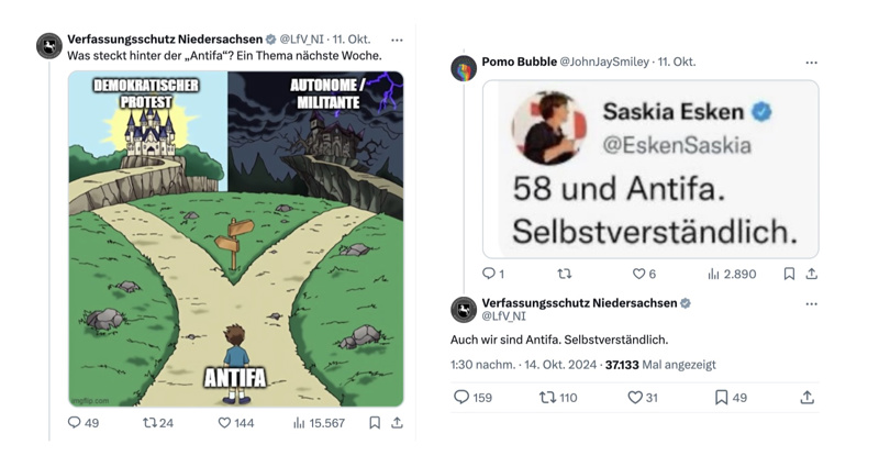 Screenshot X/Twitter