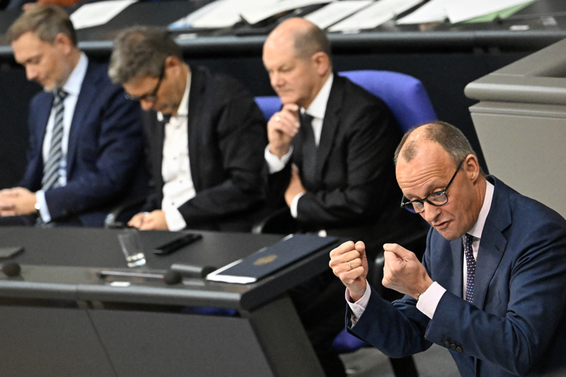 Besonders viel Aufmerksamkeit schenkte die Pleite-Regierung dem CDU-Chef nicht.