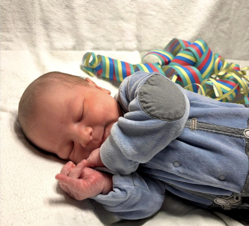 Im St. Johannes Krankenhaus Kamenz war der kleine Marten das erste Kind des Jahres.