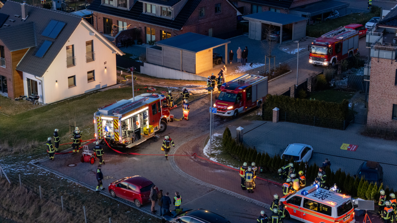 Die Feuerwehr war im Großeinsatz.