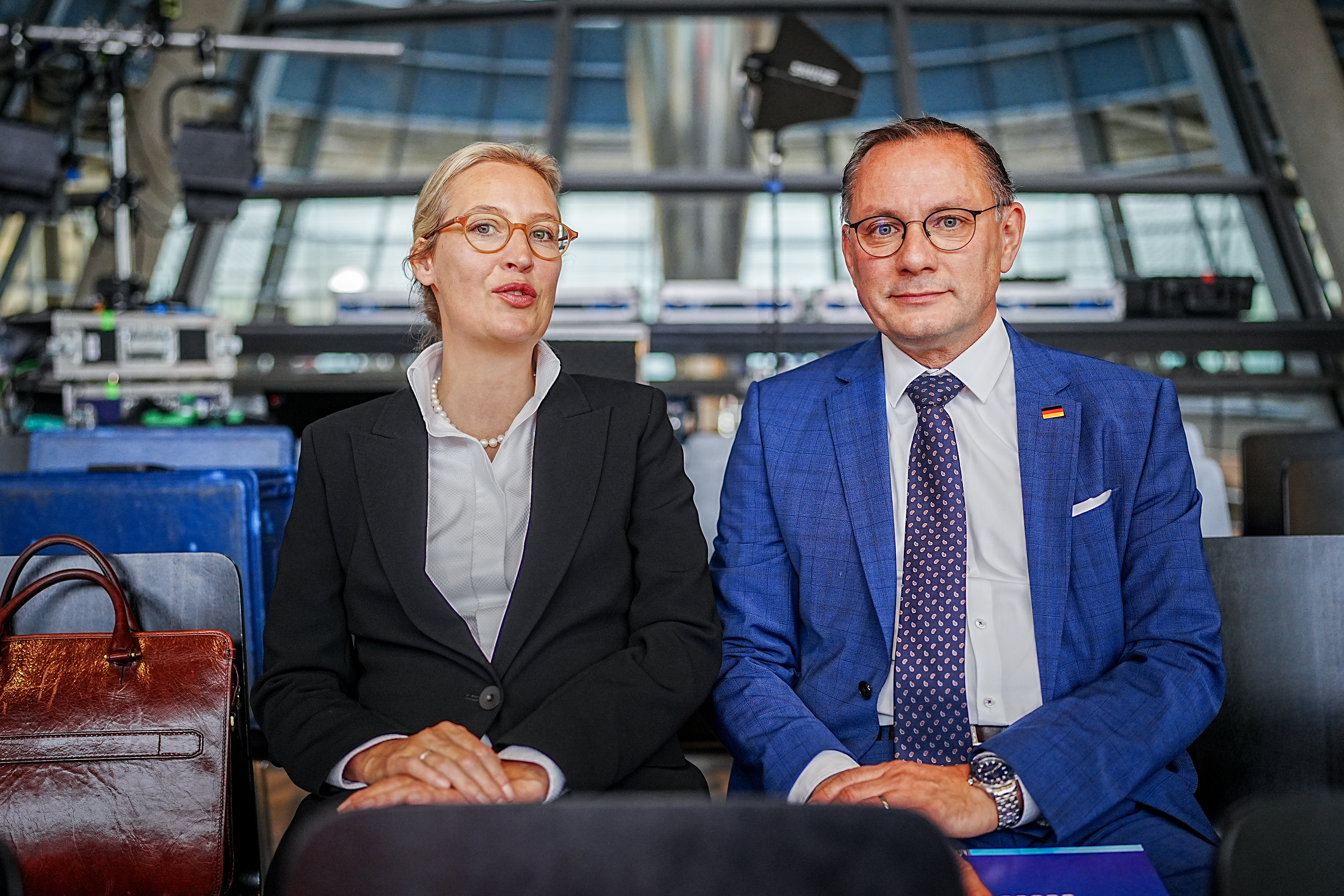 Lösen in der CDU Furcht aus: Alice Weidel, designierte Spitzenkandidatin der AfD, und Tino Chrupalla, AfD-Bundesvorsitzender und Fraktionsvorsitzender der AfD