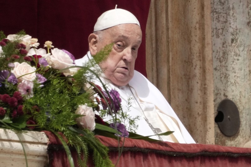 Seinen letzten öffentlichen Auftritt hatte der Papst am Ostersonntag.
