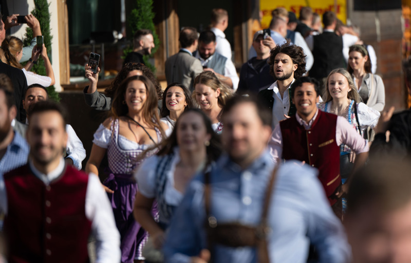 Ansturm der Feierwütigen