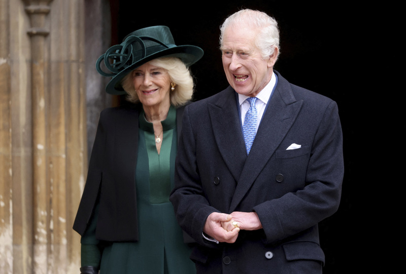 König Charles mit seiner Camilla