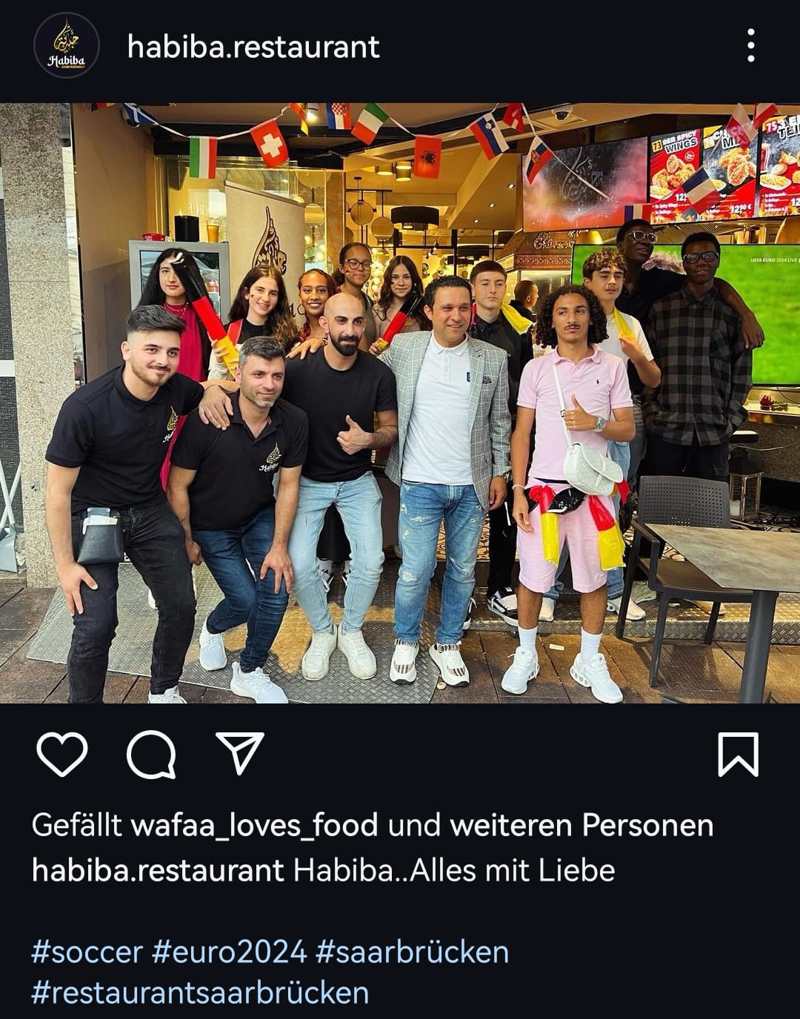 Weltoffen, hip und cool. So stellt sich das arabische Restaurant „Habiba“ in Saarbrücken auf Instagram dar.