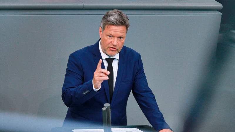 Wirtschaftsminister Robert Habeck (Grüne)