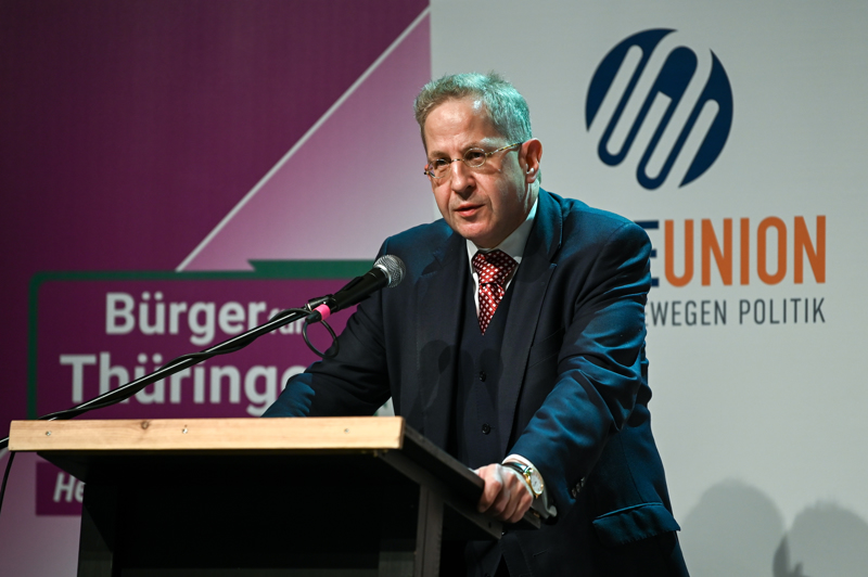 Maaßen bei einer Veranstaltung der WerteUnion.