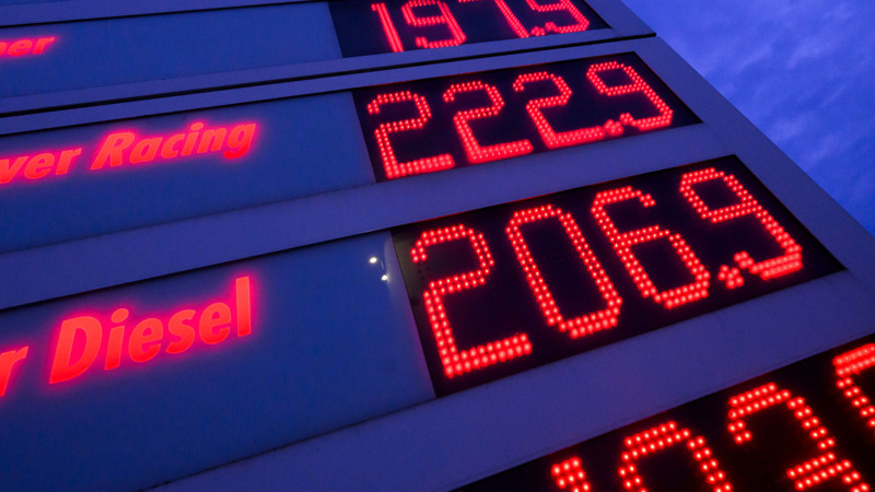Rückblick März 2022: Die Kraftstoff-Preise schossen durch die Decke.