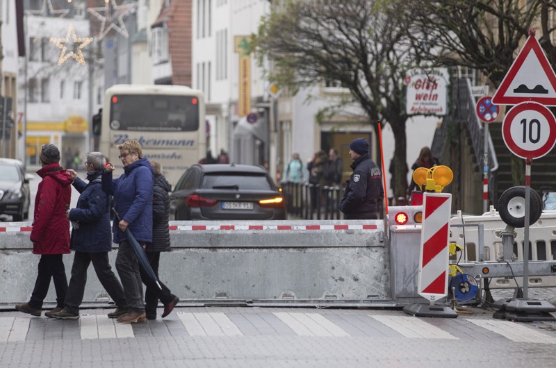 Der Weihnachtsmarkt in Osnabrück braucht nun Straßensperren.