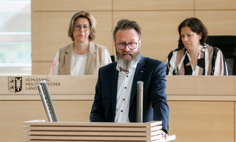 Schleswig-Holsteins Verkehrsminister Claus Ruhe Madsen (CDU)