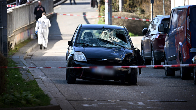 Das Tatfahrzeug, mit dem Alexander S. mehrere Menschen überfuhr