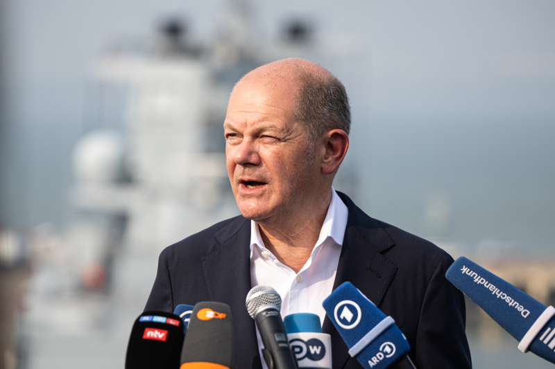 Bundeskanzler Olaf Scholz (SPD).