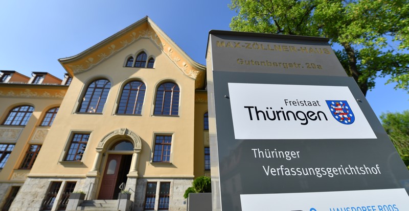 Das Verfassungsgericht im Thüringischen Weimar.