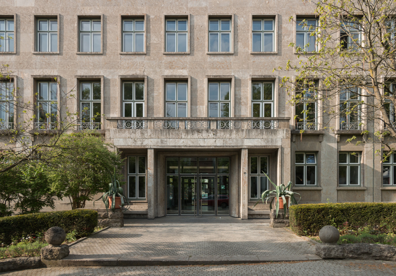 Das ehemalige Didier-Verwaltungsgebäude in Wiesbaden