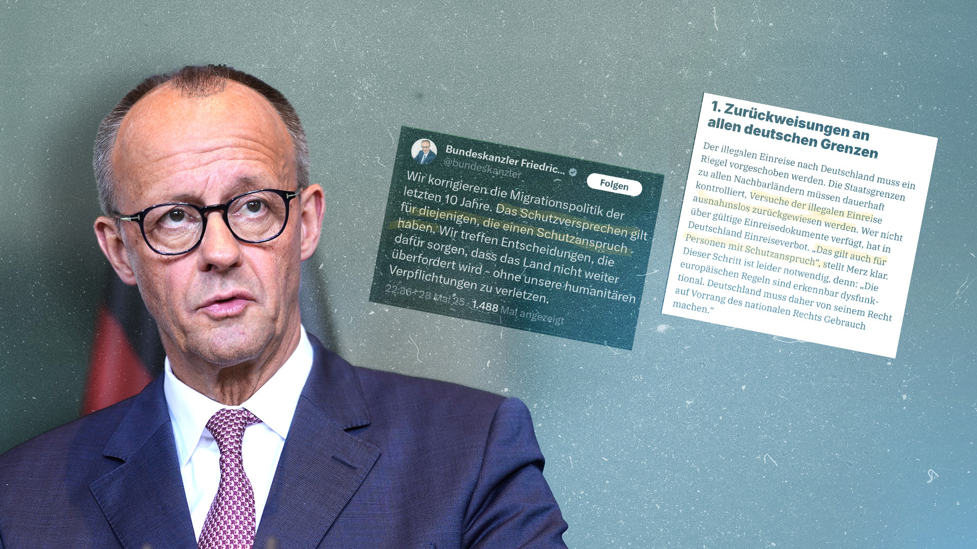 „Schutzversprechen gilt“: Merz zieht sein Migrationsversprechen offiziell zurück | NIUS.de