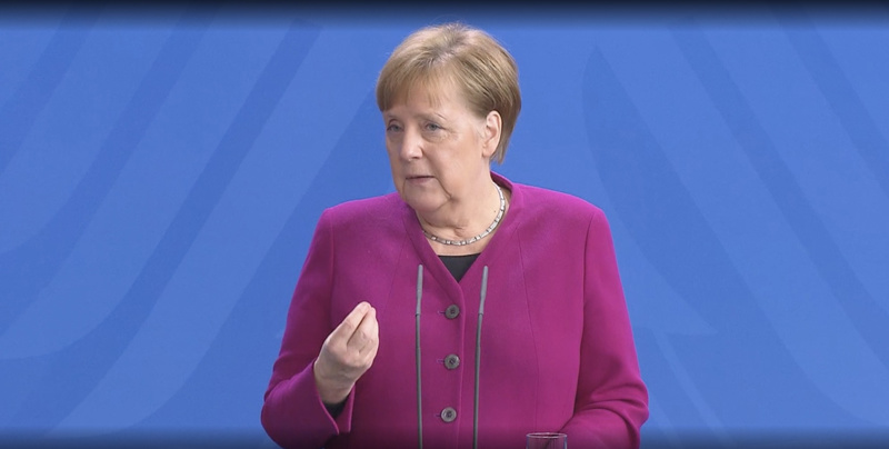 Merkel im April 2020: „Die Pandemie endet erst, wenn wir einen Impfstoff haben.“