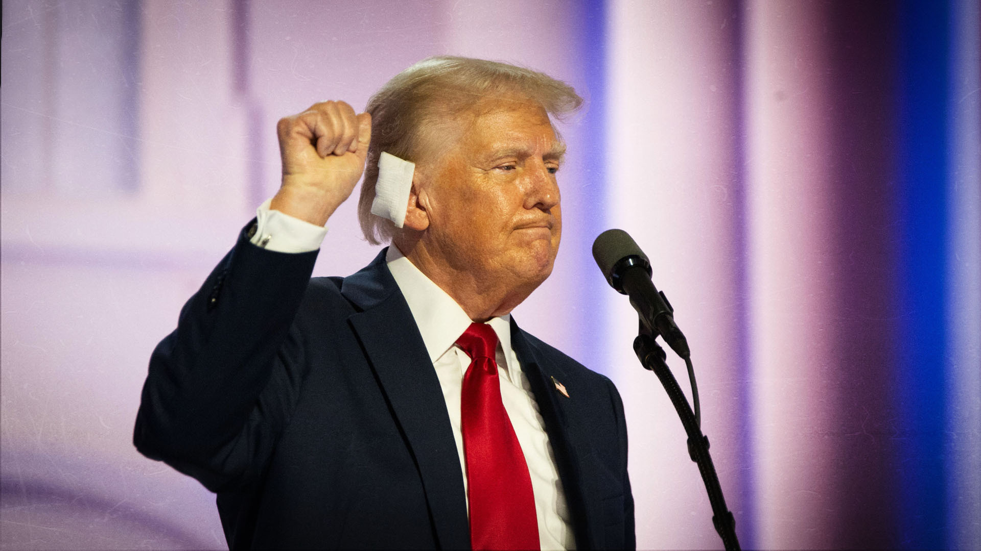 Donald Trump auf dem Republikanischen Parteitag.
