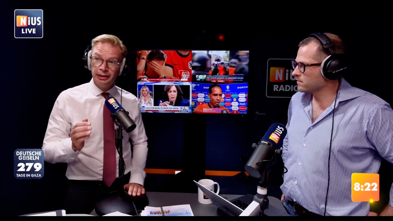 Reiner Holznagel, Chef vom Steuerzahlerbund und NIUS-Reporter Julian Reichelt