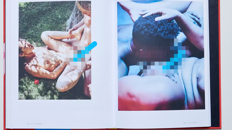 Explizite Pornografie in dem Buch „FAQ You“.